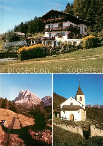 AK / Ansichtskarte Afers_Brixen Tannheim Pension Panorama Kirche Afers Brixen