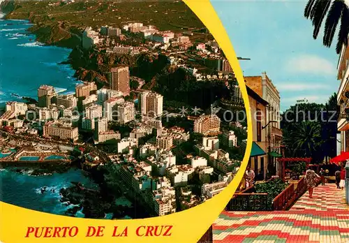 AK / Ansichtskarte Puerto de la Cruz_Tenerife_ES Fliegeraufnahme Hotelterrasse 