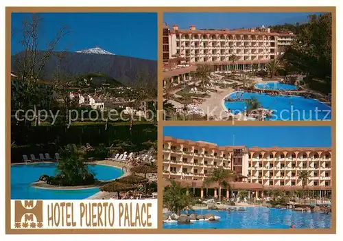 AK / Ansichtskarte Tenerife_Islas_Canarias_Spanien_ES Hotel Puerto Palace Pool Panorama 