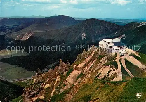 AK / Ansichtskarte Le_Sancy_1886m_83_Puy de Dome La Gare Superieure des Telepheriques Vue aerienne 