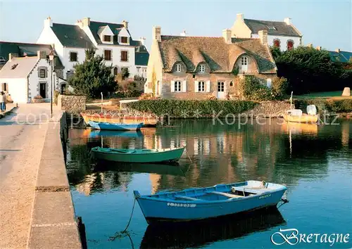 AK / Ansichtskarte Saint_Cado Partie am Fluss Etel 