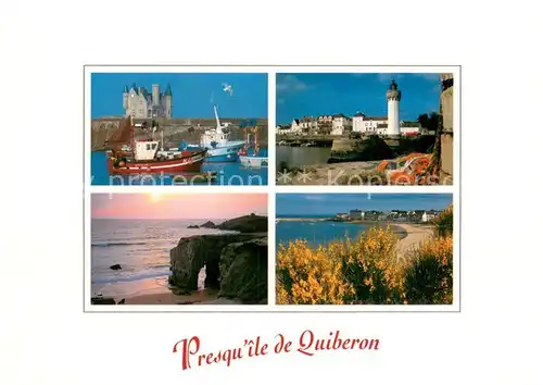 AK / Ansichtskarte Quiberon_56 Hafen Leuchtturm Panorama 