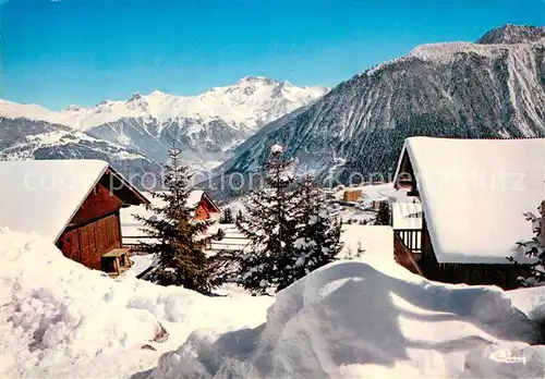 AK / Ansichtskarte Courchevel Les Mauots du jardin alpin echappee sur Couchevel et glacier de Bellecote Courchevel