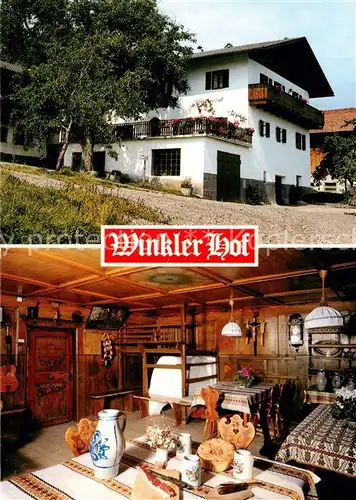 AK / Ansichtskarte Villanders_Villandro_IT Winklerhof Innen  u. Aussenansicht 