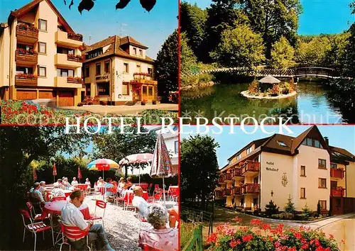 AK / Ansichtskarte Ohlsbach Hotel Rebstock Aussenansichten m. Garten Ohlsbach
