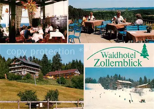 AK / Ansichtskarte Lauterbad_Freudenstadt Waldhotel Zollernblick Sommer Winter 