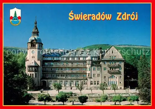 AK / Ansichtskarte Swieradow_Zdroj_Bad_Flinsberg_PL Bad Flinsberg   Kurhaus Aussenansicht 