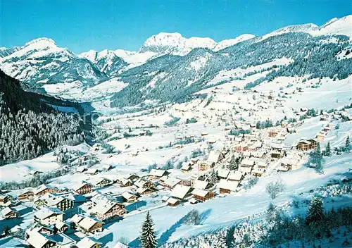 AK / Ansichtskarte Chatel_Haute Savoie Station Village Vallee d Abondance Mont Chauffe et les Cornettes de Bise Alpes Chatel Haute Savoie