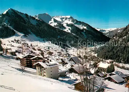 AK / Ansichtskarte Chatel_Haute Savoie Station Village et le Massif du Linga Alpes en hiver Chatel Haute Savoie
