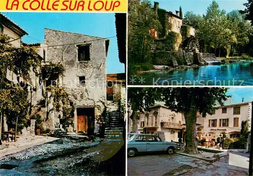 AK / Ansichtskarte La_Colle sur Loup Ortsmotive Wasserrad La_Colle sur Loup