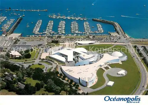 AK / Ansichtskarte Brest_29 Oceanopolis Aquarium Port vue aerienne 