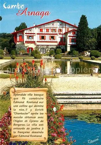 AK / Ansichtskarte Cambo Arnaga_64 Villa basque Jardins dessines par Edmond Rostand 