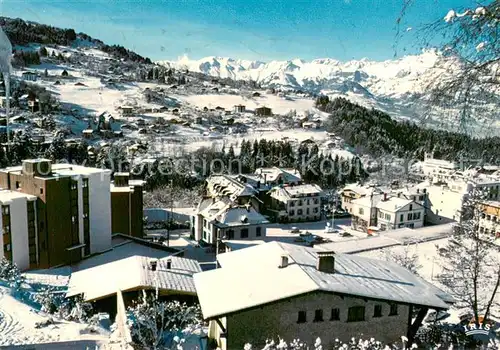 AK / Ansichtskarte Saint Gervais les Bains Station d hiver les pentes du Mont d Arbois Chaine des Aravis Alpes Saint Gervais les Bains