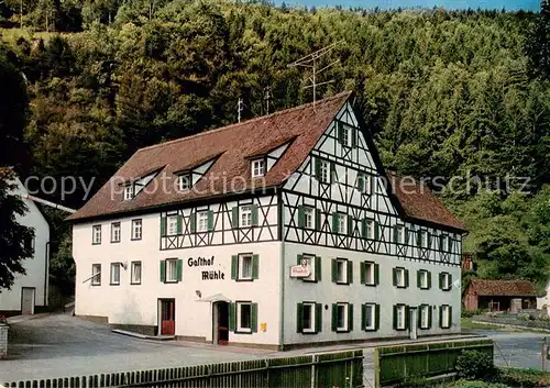 AK / Ansichtskarte Hausen_Tal Gasthof Pension Muehle Hausen_Tal