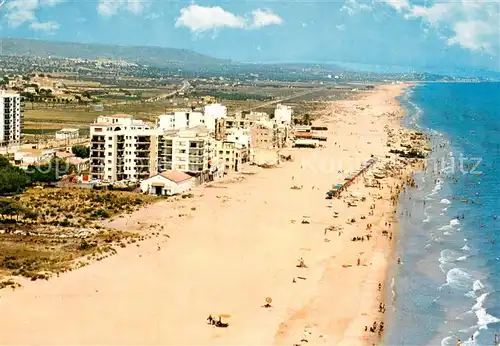 AK / Ansichtskarte Torredembarra_Tarragones_ES Vista aerea un detalle de la playa 