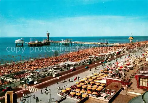 AK / Ansichtskarte Scheveningen Boulevard met Pier Scheveningen