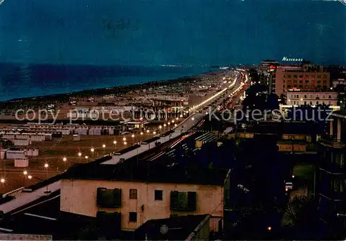AK / Ansichtskarte Rimini_IT Spiaggia notturno 