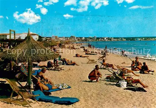 AK / Ansichtskarte El_Arenal_Mallorca_ES Playa y vista parcial 