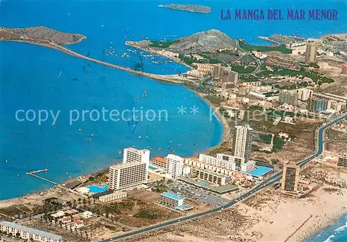 AK / Ansichtskarte La_Manga_del_Mar_Menor_ES Vista parcial aerea 