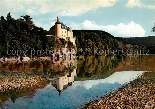 AK / Ansichtskarte Souillac Bourzolles_46_Lot Le Chateau de la Treyne au bord de la Dordogne 