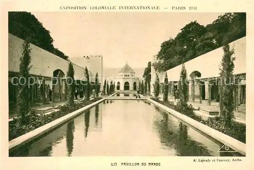AK / Ansichtskarte Exposition_Coloniale_Internationale_Paris_1931 Braun Nr.437 Pavillon du Maroc 