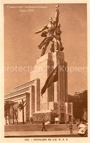 AK / Ansichtskarte Exposition_Internationale_Paris_1937 Pavillon de LU.R.S.S. 