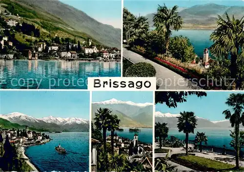 AK / Ansichtskarte Brissago_Lago_Maggiore Panorama Teilansichten Brissago_Lago_Maggiore