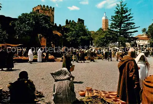 AK / Ansichtskarte Xauen_Maroc Zoco tipismo marroqui 