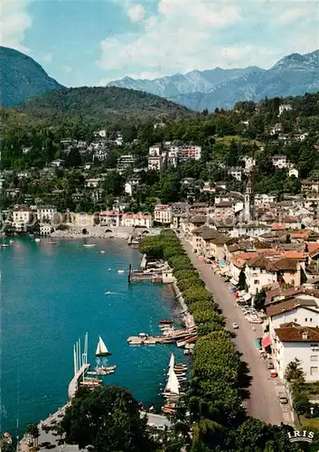 AK / Ansichtskarte Ascona_Lago_Maggiore La Piazza  Ascona_Lago_Maggiore