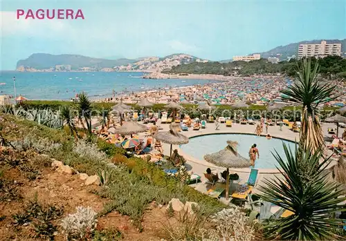 AK / Ansichtskarte Paguera_Mallorca_Islas_Baleares_ES Panorama Pool 