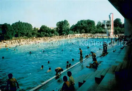 AK / Ansichtskarte Le_Mans_Sarthe La Piscine Municipale Bassin d ete Le_Mans_Sarthe