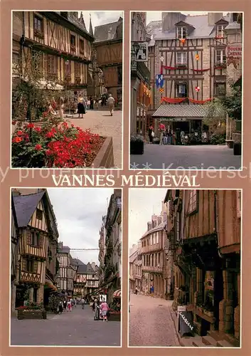 AK / Ansichtskarte Vannes_56 La place Henry IV la rue de la Monnaie et la rue de St Guenahael 