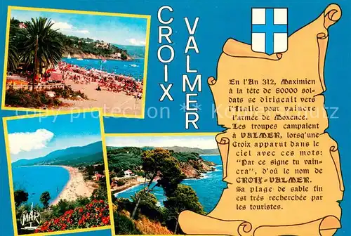 AK / Ansichtskarte Croix Valmer_La_83_Var Le Cote d Auzur 