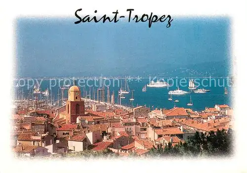 AK / Ansichtskarte Saint_Tropez_Var Vue generale Saint_Tropez_Var