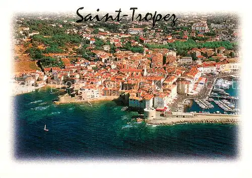 AK / Ansichtskarte Saint_Tropez_Var Vue generale aerienne Saint_Tropez_Var