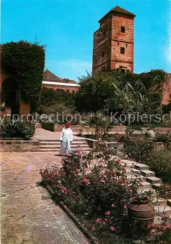 AK / Ansichtskarte Rabat_Marokko Jardin des Oudaias Rabat Marokko