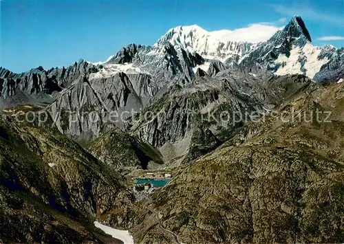 AK / Ansichtskarte Saint Bernard_Isere Vue sur lHospice et le Mont Blanc Saint Bernard Isere