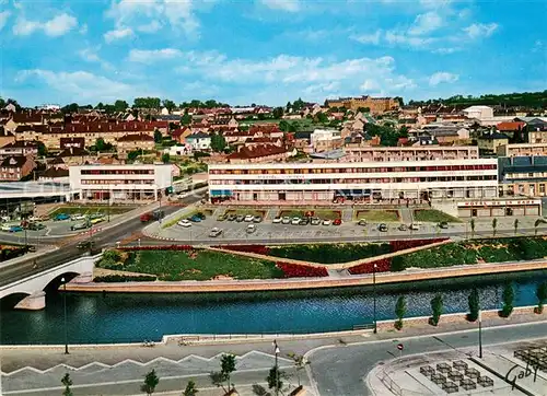 AK / Ansichtskarte Saint Lo_Manche Vue densemble Le Pont de Vire et les Hotels Saint Lo Manche