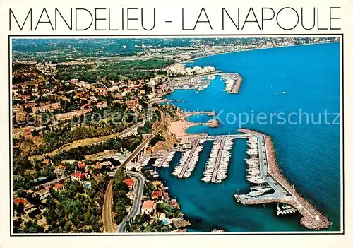 AK / Ansichtskarte La_Napoule_Plage Le Port Cote d Azur vue aerienne La_Napoule_Plage