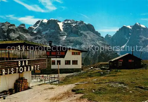 AK / Ansichtskarte Monte_Spinale_2100m_Brenta_IT Ristorante Spinale Hotel Dosson Capanna Gruppo di Brenta 