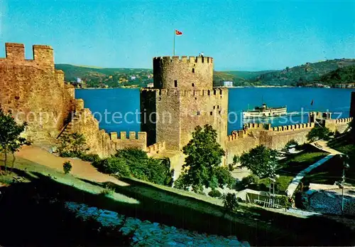 AK / Ansichtskarte Istanbul_Constantinopel_TK Bosphorus Castles of Rumeli 