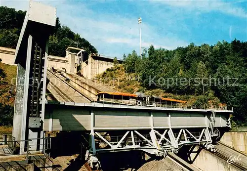 AK / Ansichtskarte Saint_Louis_Arzviller Canal de la Marne au Rhin Schraegaufzug Schiffshebewerk Saint_Louis_Arzviller