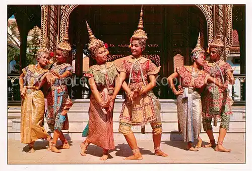 AK / Ansichtskarte Bangkok_Thailand Tepbanterng Dance one of Thai Classical Dance 