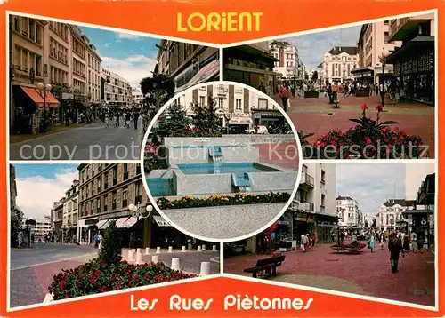 AK / Ansichtskarte Lorient_56_Morbihan Rues pietonnes du centre ville 