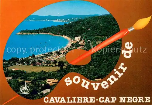 AK / Ansichtskarte Cavaliere Cap Negre Cote d Azur vue aerienne Cavaliere