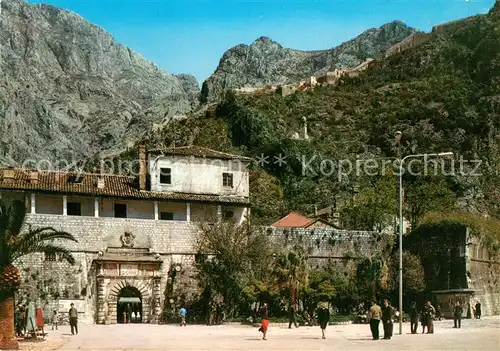 AK / Ansichtskarte Kotor_Montenegro Gradska vrata Stadttor Kotor Montenegro