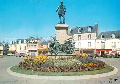 AK / Ansichtskarte Le_Mans_Sarthe Place George Washington Statue du General Chanzy Le_Mans_Sarthe