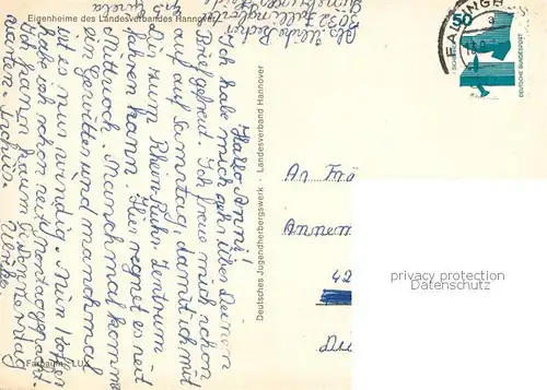 AK / Ansichtskarte Bad_Fallingbostel Jugendherbergen der Lueneburger Heide Landkarte Bad_Fallingbostel