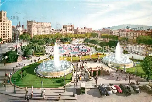 AK / Ansichtskarte Barcelona_Cataluna Plaza de Cataluna Barcelona Cataluna