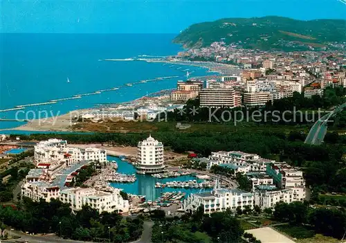 AK / Ansichtskarte Portoverde_Misano_Adriatico_IT Kuestenpanorama Hafen 